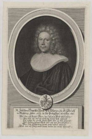 Bildnis des Johannes Baptista Rentz