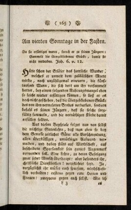 165-182, Am vierten [...]. - Am Paßionssonntage.