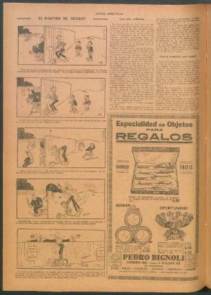 El partido de cricket [Cómic]