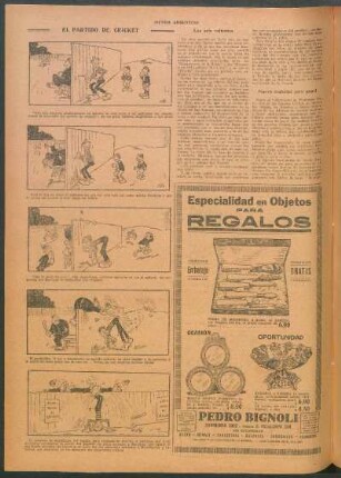 El partido de cricket [Cómic]