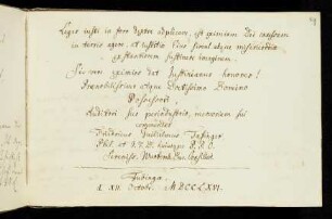 49 Tafinger, Friedricus Guilielmus