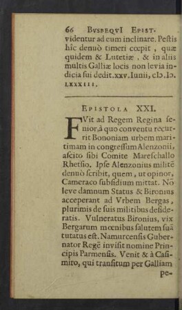 Epistola XXI. - XXX.