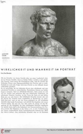54: Wirklichkeit und Wahrheit im Porträt