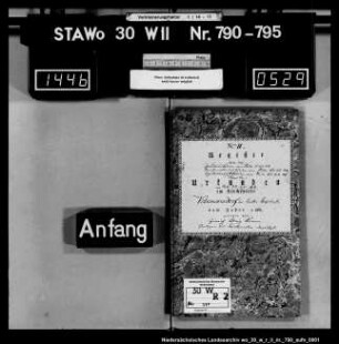 Zivilstandsregister Volkmarsdorf (Kanton Bahrdorf)