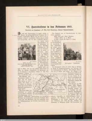 VI. Heeresreserve in den Ardennen 1915