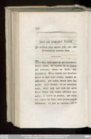Zwei und dreißigstes Kapitel. In welchem jeder meiner Leser eine alte Bekanntschaft erneuern kann.