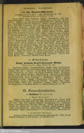 III. Gemeindebehörden