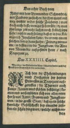 Das XXXIIII. Capitel.