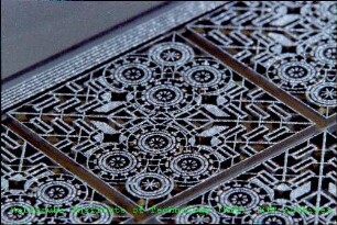 Detail eines Teils einer optischen Schaltmatrix des Instituts für Mikrostrukturtechnik (IMT)