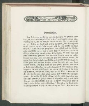 Dornröschen.
