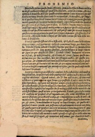 La ... Parte Dell'Oratione Et Meditatione : Per li Giorni della Settimana, & per altro tempo, 3