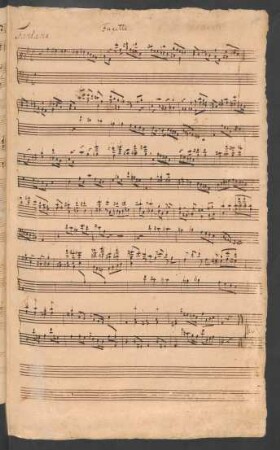 L' Europa galante. Auszüge. Arr; cemb; d-Moll; GraunWV B:I:17/4b