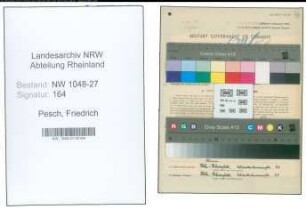 Entnazifizierung Friedrich Pesch , geb. 10.01.1888 (Verwaltungsbeamter)