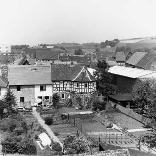 Reste eines Turmes der Stadener Stadtmauer; Florstadt, Hofgasse 5