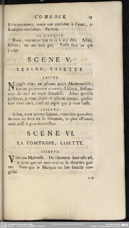 Scene V. Lepine, Lisette