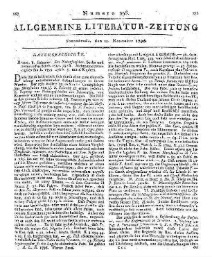 Neuestes Magazin für die Liebhaber der Entomologie. Bd. 1, H. 5. Hrsg. v. D. H. Schneider. Stralsund: Struck 1794