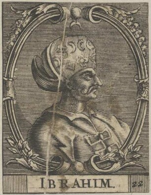 Bildnis von Ibrahim (Bassa), Sultan des Osmanischen Reiches