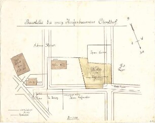 Thiersch, August ; Sakralbauten - Evangelischer Kirchenverein Oberstdorf (Lageplan)