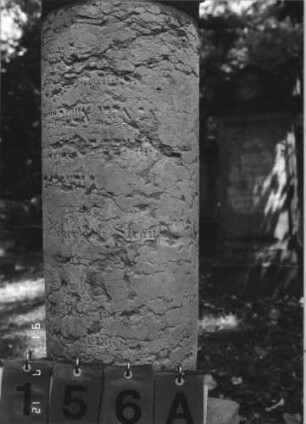 Grabstein 156 [Hahn S. 34 Grab-Nr. 1496]: Grabstein 156A [Hahn S. 34 Grab-Nr. 1496]