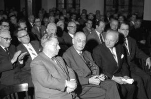 Freiburg: Sitzreihe; Dichtel, Etzel, Furler