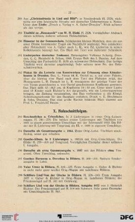X. Holzschnittfolgen (Nr. 293-312)