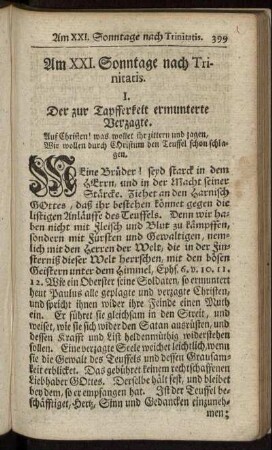 Am XXI. Sonntage nach Trinitatis. - Am XXVI. Sonntage nach Trinitatis.