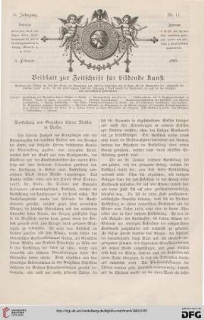 Ausstellung von Gemälden älterer Meiser in Berlin, [1]