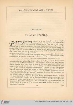 Chapter XXI. Painters' Etching