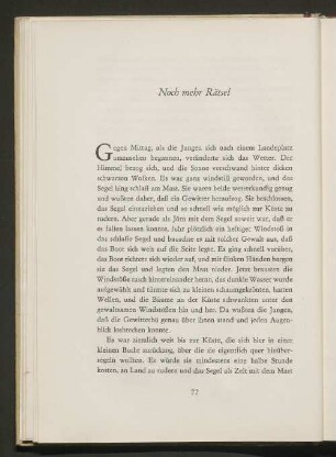 Noch mehr Rätsel