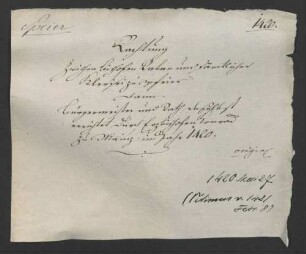 Rachtung zwischen Bischof Raban von Speyer und der Speyrer Geistlichkeit einerseits sowie Rat und Stadt Speyer andererseits, errichtet durch Erzbischof Konrad von Mainz.