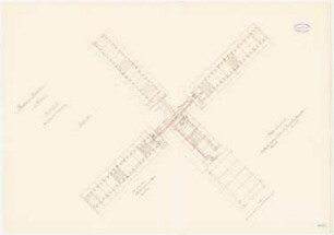 Gefängnis, Wohlau: Grundriss Dachgeschoss 1:200