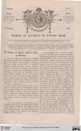 Heft 11 (25. Dezember 1874)