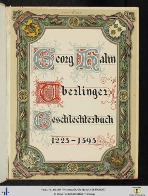 Ueberlinger Geschlechterbuch : 1225 - 1595