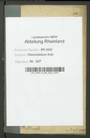 Pensionsgesuch des Advokaten Latz von Köln