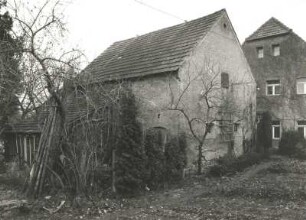 Radeburg, Röderstraße 4. Ehemaliges Gehöft. Scheune