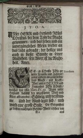 [Christliche Leichen-Predigt]