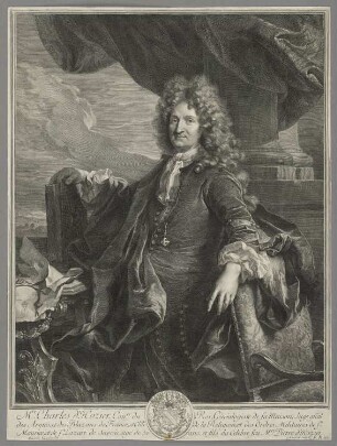 Bildnis Charles de Hozier, Genealoge