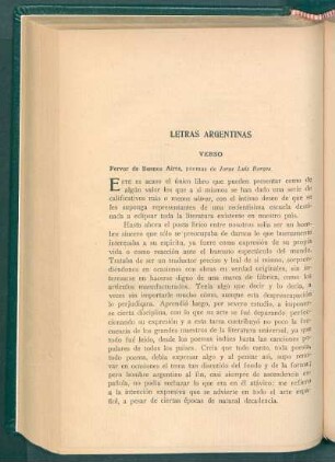 Letras argentinas