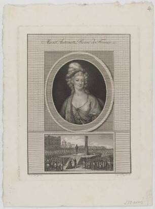 Bildnis der Marie Antoinette, Königin von Frankreich