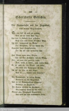 Scherzhafte Gedichte