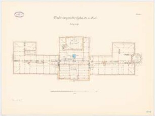 Oberlandesgericht, Kiel: Grundriss DG 1:100