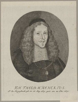Bildnis des Joh. Theod. Schenckius