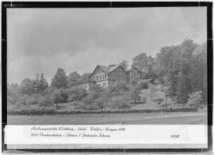 Ausflugsgaststätte Wolfsberg. Hotel Telefon: Krippen 444 8321 Reinhardtsdorf- Schöna