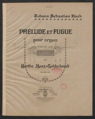 Prélude et fugue pour orgue