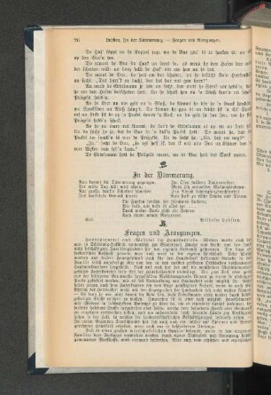 In der Dämmerung.