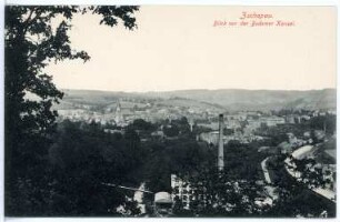 Zschopau. Blick auf Zschopau v. d. Bodemer Kanzel