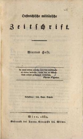 Oestreichische militärische Zeitschrift. 1834, 2