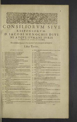 Consilium CCI. - CCVI.