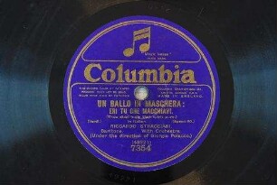 Un ballo in maschera : Eri tu che macchiavi (Thou didet sully that spirit pure) / (Verdi)
