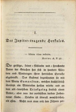 Almanach für Weintrinker. 1, 1. 1811